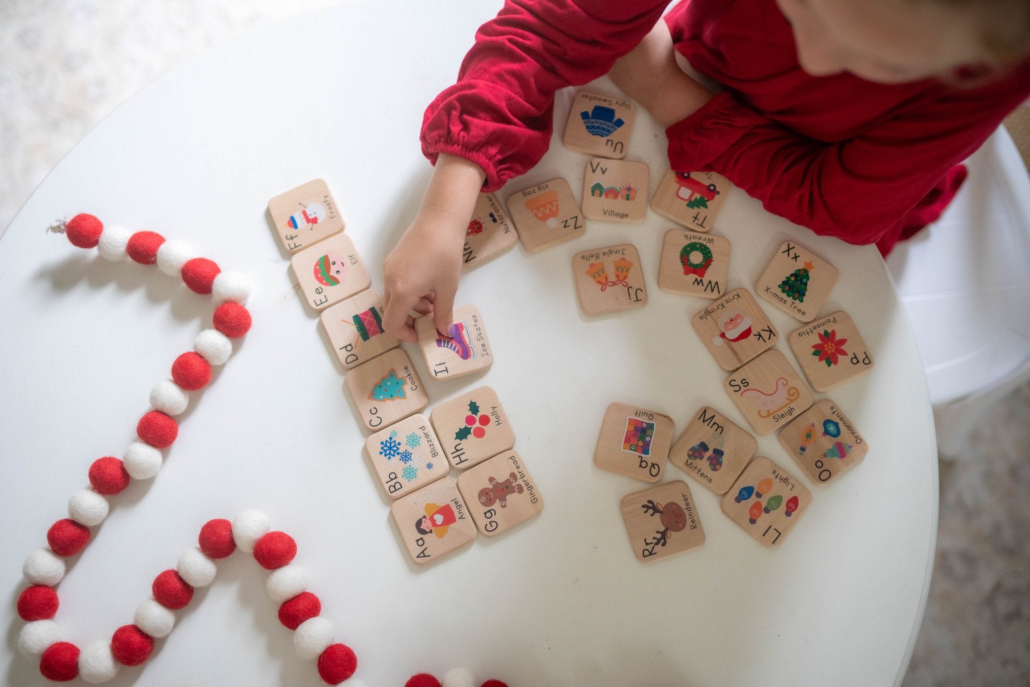 Holiday ABC Learning Tiles - Bannor Toys