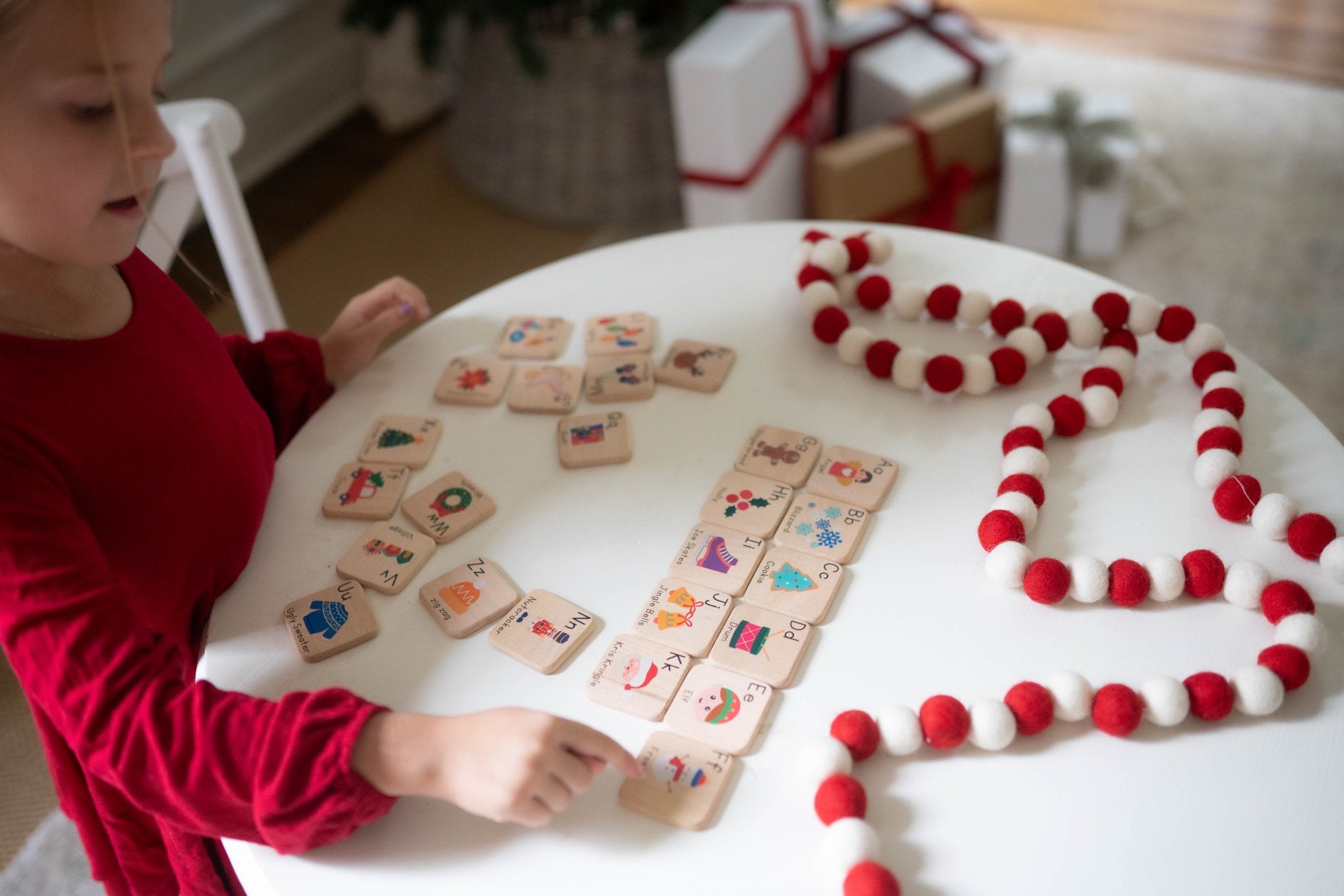 Holiday ABC Learning Tiles - Bannor Toys