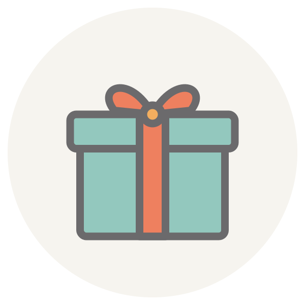 Handmade custom gift icon