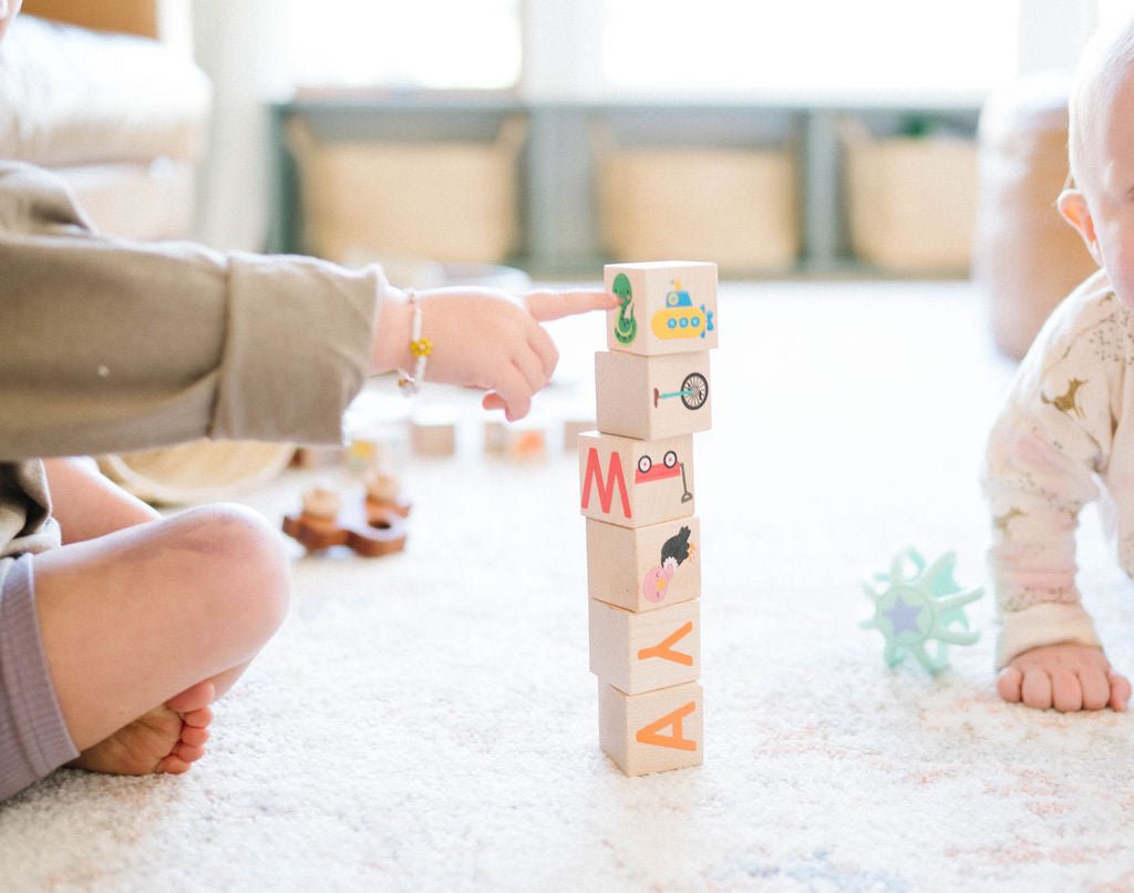 Picture Alphabet Blocks - Bannor Toys