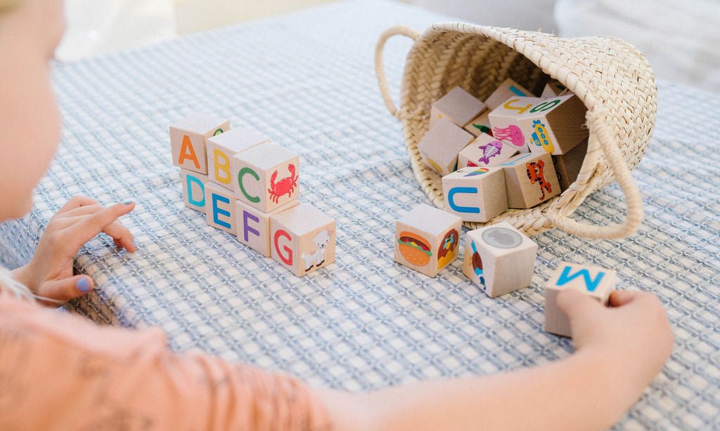 Picture Alphabet Blocks - Bannor Toys