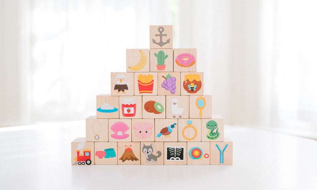 Picture Alphabet Blocks - Bannor Toys