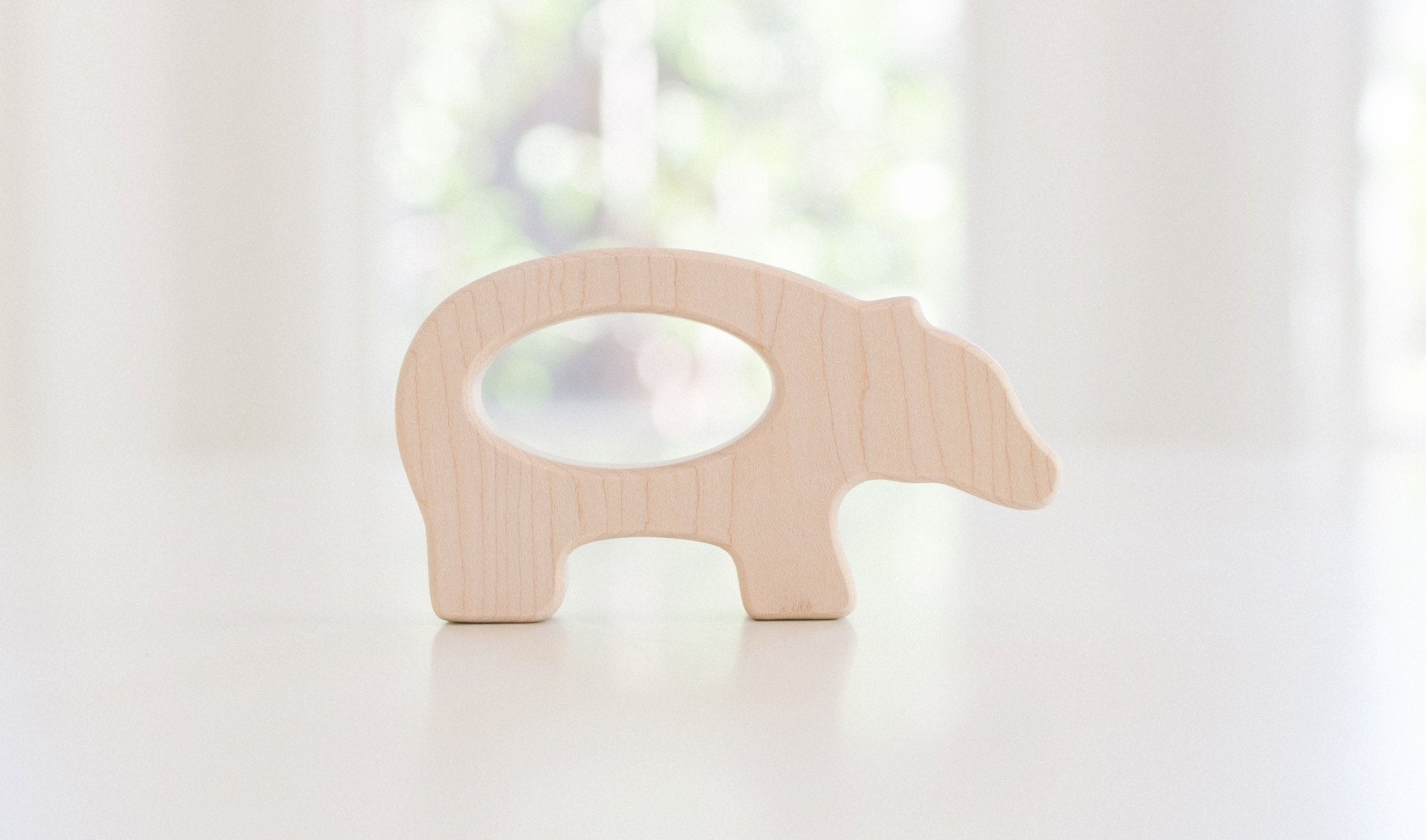 Polar Bear Wooden Grasping Toy - Bannor Toys