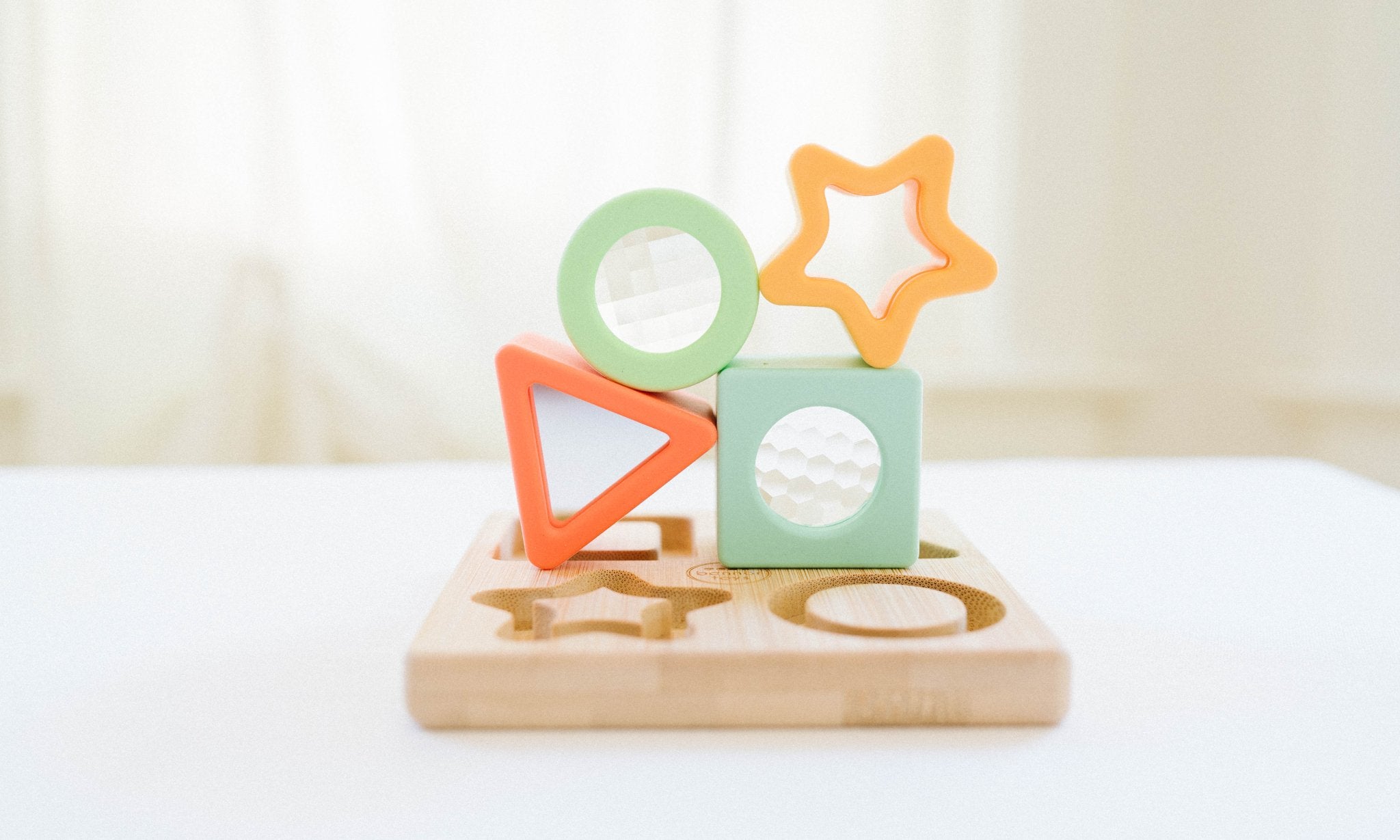 Prism Puzzle - Silicone + Wood - Bannor Toys