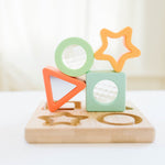 Prism Puzzle - Silicone + Wood - Bannor Toys
