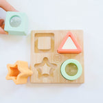 Prism Puzzle - Silicone + Wood - Bannor Toys