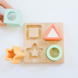 Prism Puzzle - Silicone + Wood - Bannor Toys