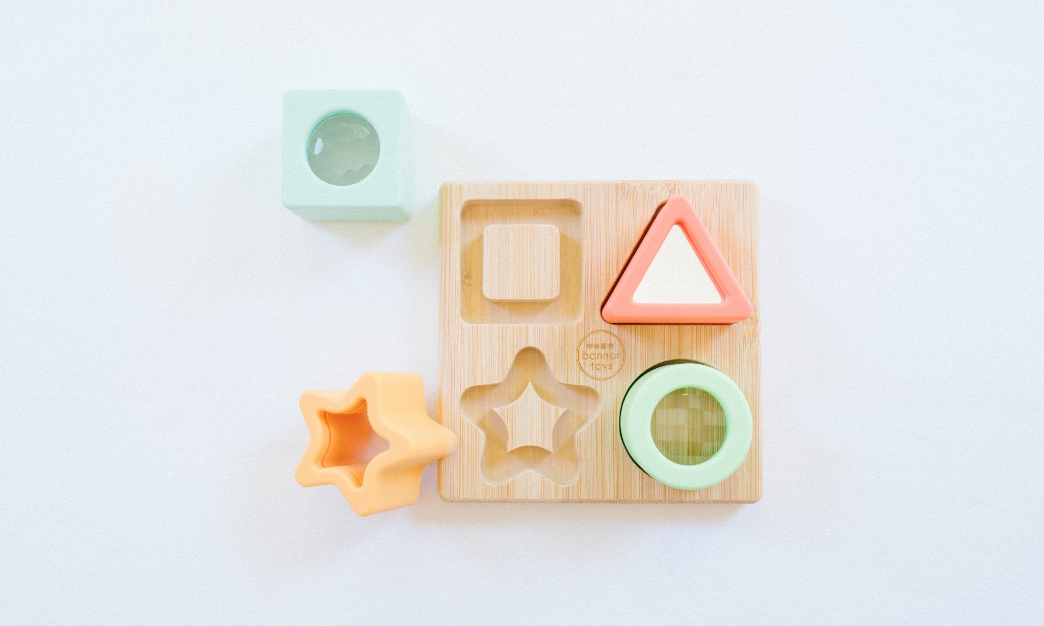 Prism Puzzle - Silicone + Wood - Bannor Toys