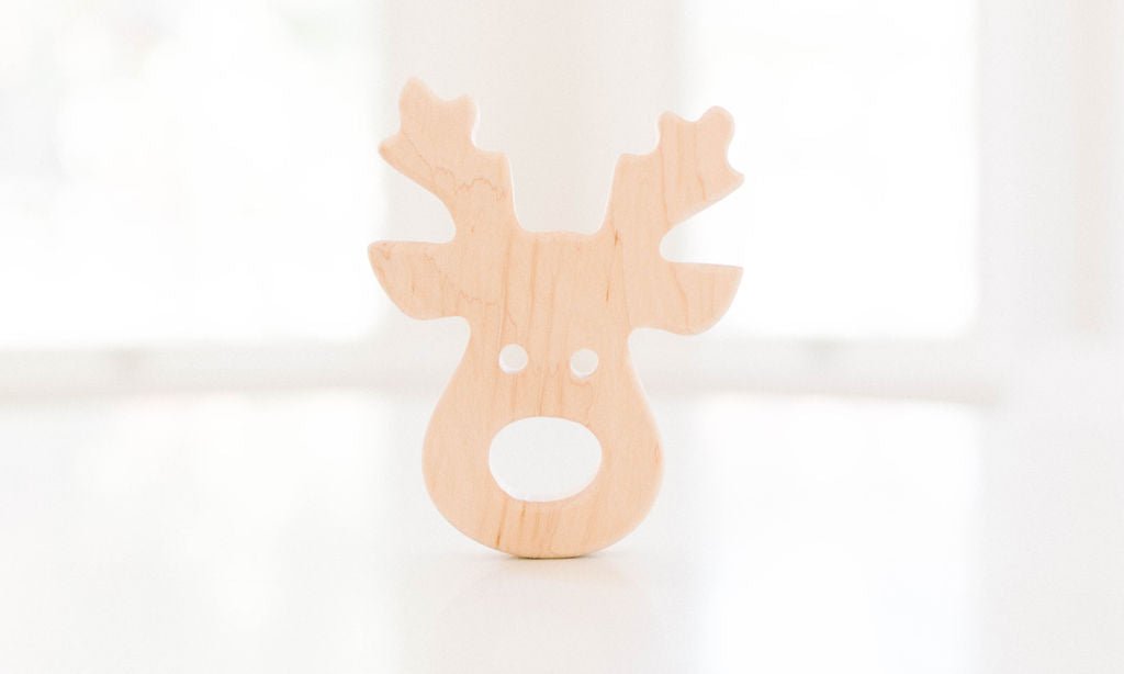 Reindeer Wood Grasping Toy - Bannor Toys