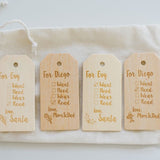 Reusable Need, Want, Read, Wear Gift Tags - Bannor Toys