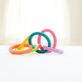 Silicone Ring Links - Confetti - Bannor Toys