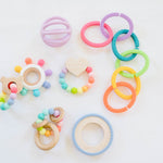 Silicone Ring Links - Confetti - Bannor Toys