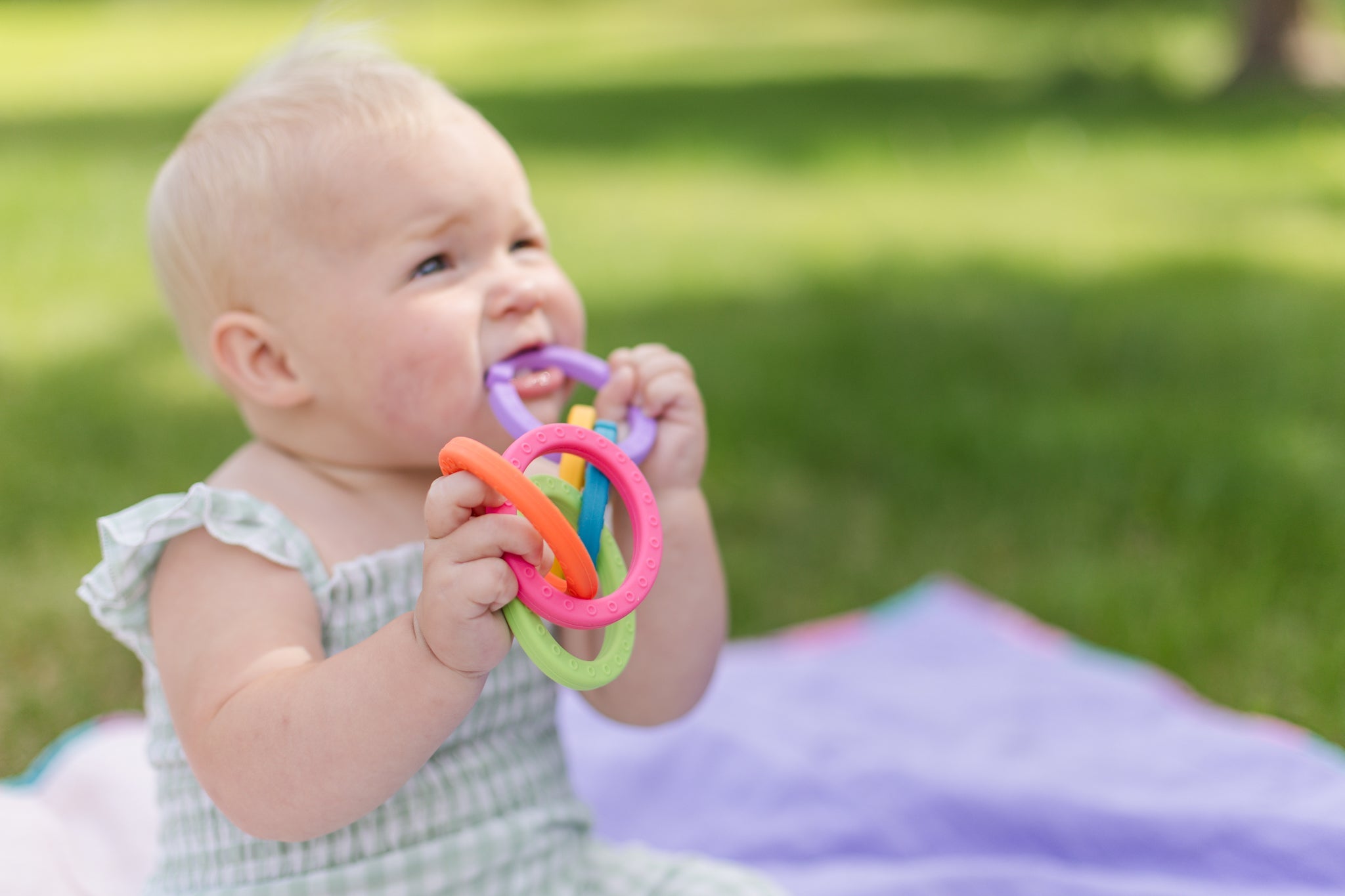 Silicone Ring Links - Confetti - Bannor Toys