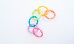 Silicone Ring Links - Confetti - Bannor Toys