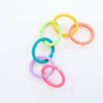 Silicone Ring Links - Confetti - Bannor Toys