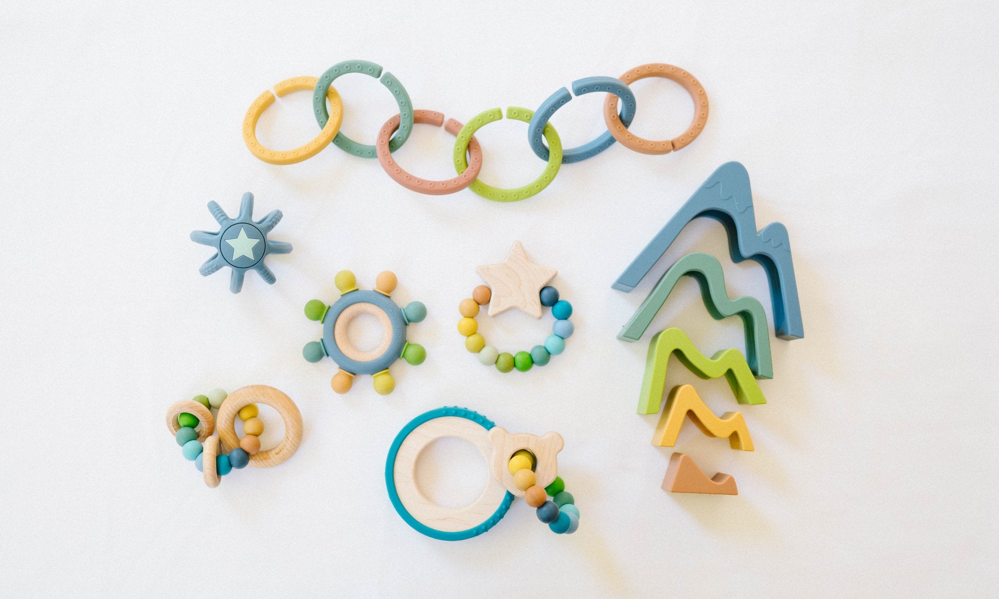 Silicone Ring Links - Mountain - Bannor Toys