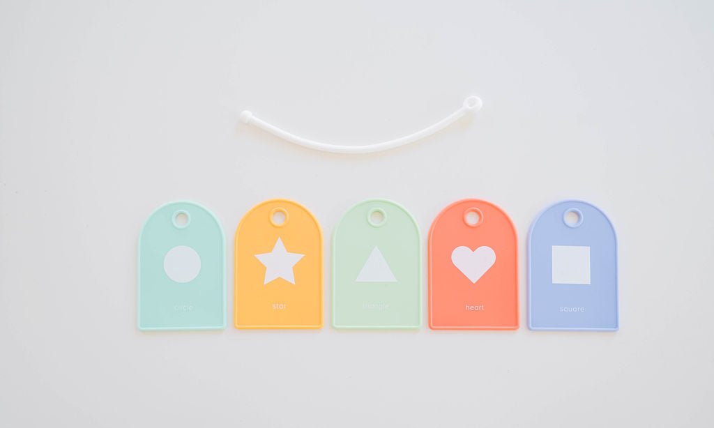 Silicone Shape Flash Cards - Bannor Toys