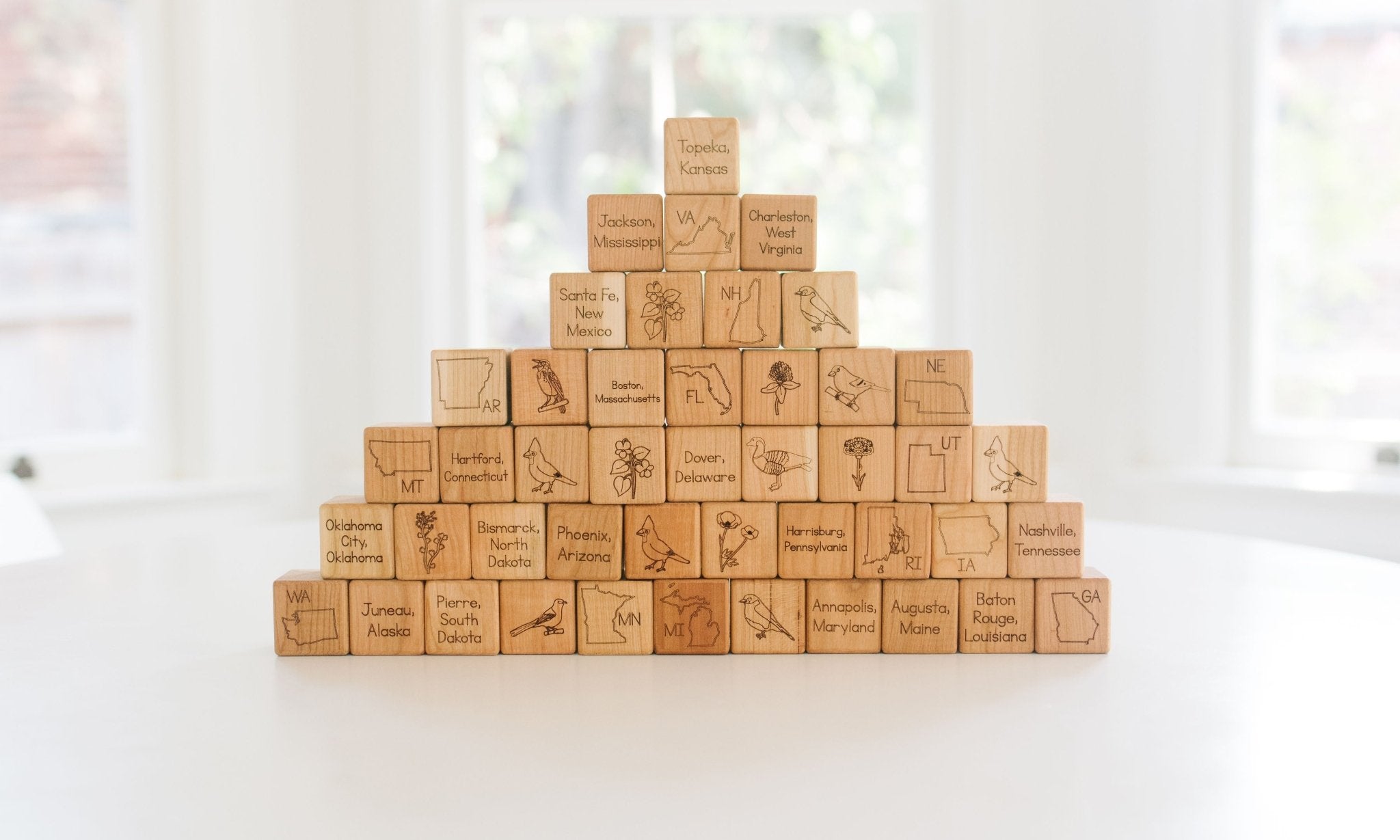 USA State Blocks - Bannor Toys