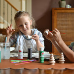 Wooden Paintables - Snowmen + Trees - Bannor Toys
