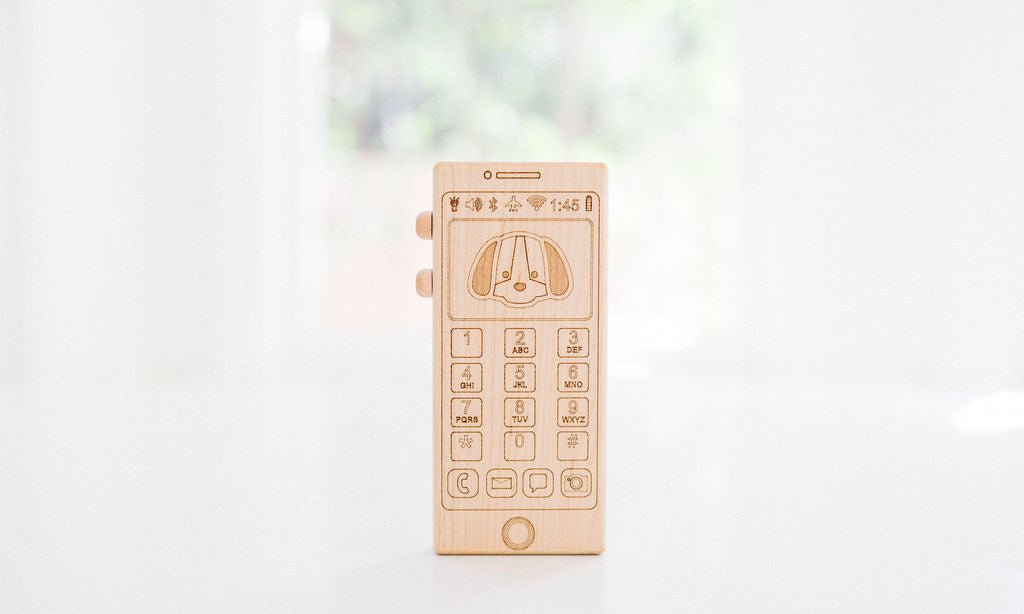 Wooden Toy Phone - Bannor Toys