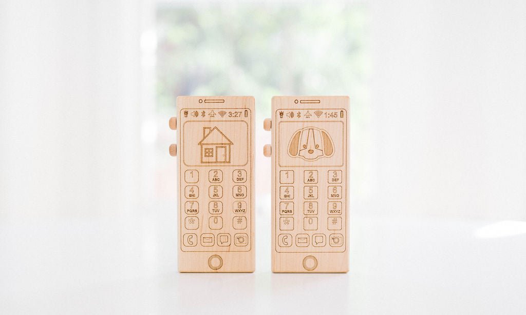 Wooden Toy Phone - Bannor Toys