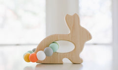Bunny Wooden Grasping Toy - Bannor Toys