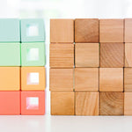 Classic Silicone + Wood Block Set - Bannor Toys