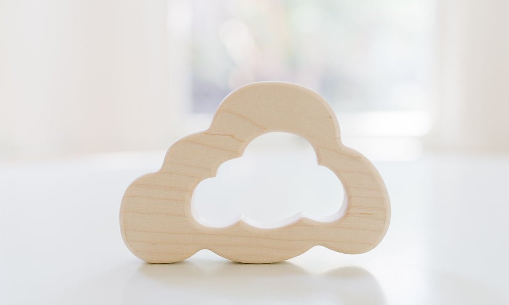 Cloud Wooden Grasping Toy - Bannor Toys