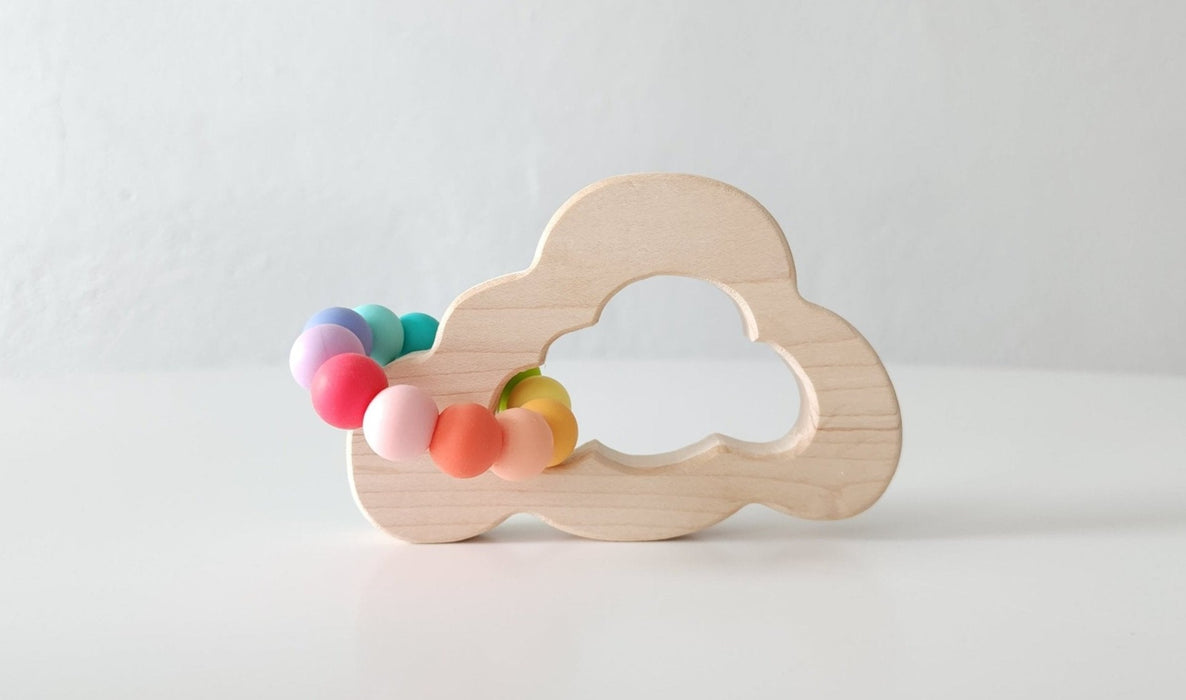 Cloud Wooden Grasping Toy - Bannor Toys