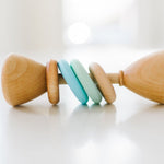 Color Block Classic Baby Rattle - Bannor Toys