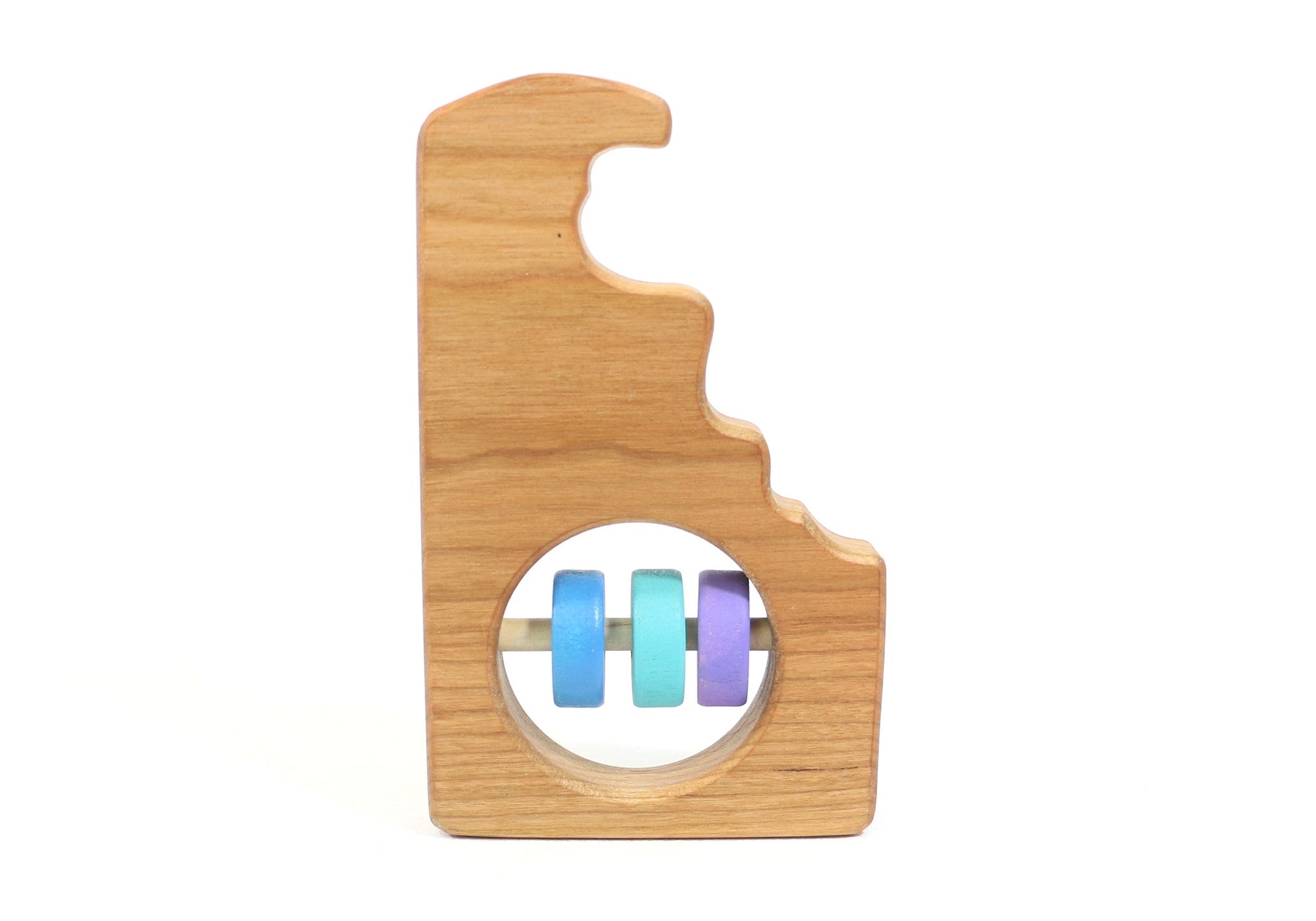 Delaware State Wooden Baby Rattle™ - Bannor Toys