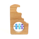 Delaware State Wooden Baby Rattle™ - Bannor Toys