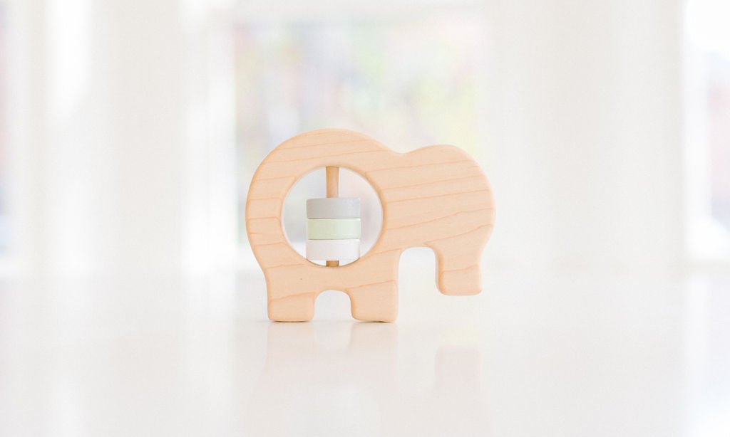 Personalized Wooden Rattle - Elephant Rattle, Baby Rattle, Montessori -  Handmade Wooden Toys and Puzzles for Children – Little Wooden Wonders