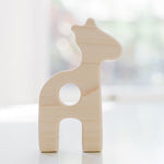 Giraffe Wooden Baby Grasping Toy - Bannor Toys