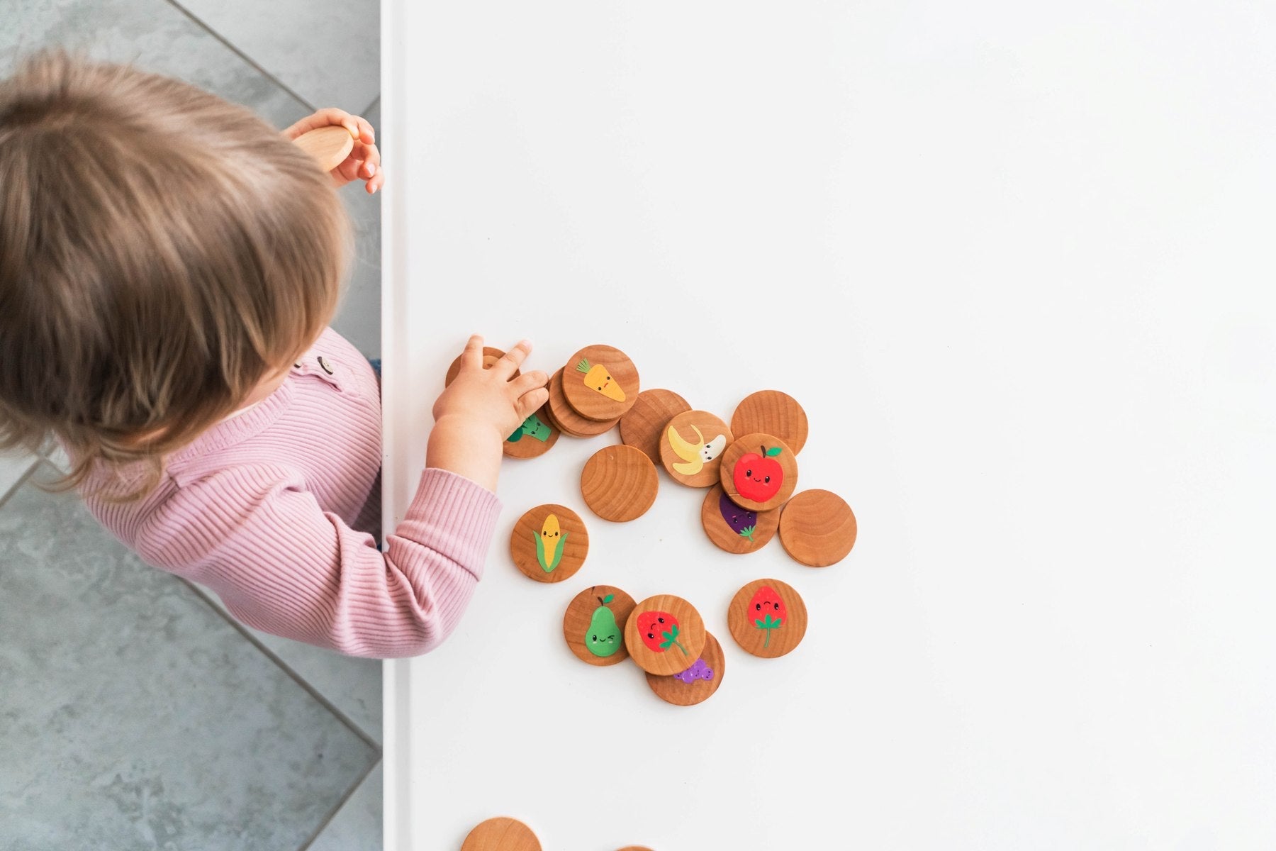 Happy Farmer's Market Matching Tiles - Bannor Toys