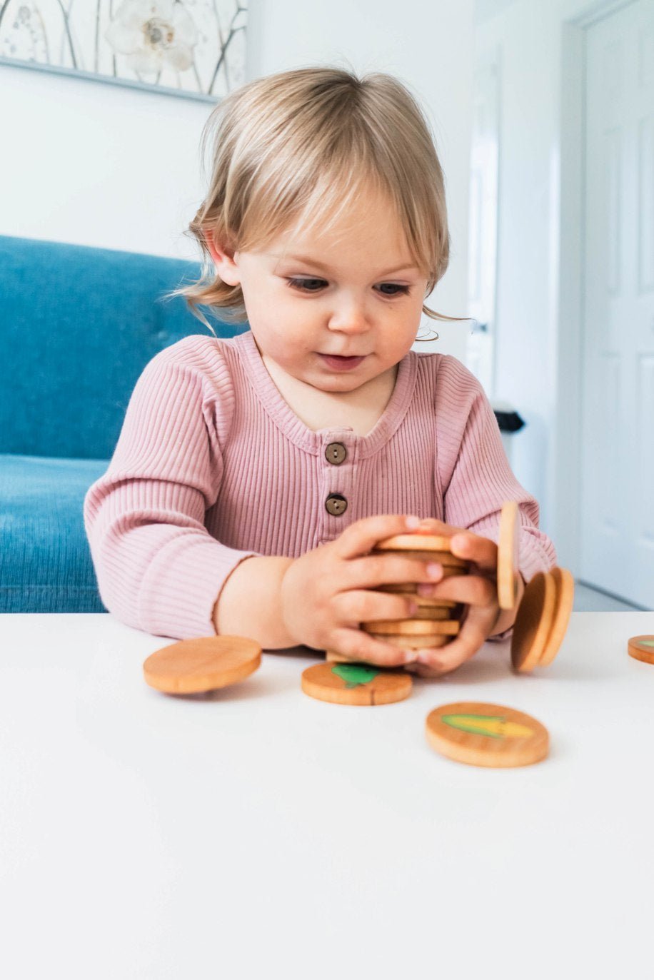 Happy Farmer's Market Matching Tiles - Bannor Toys