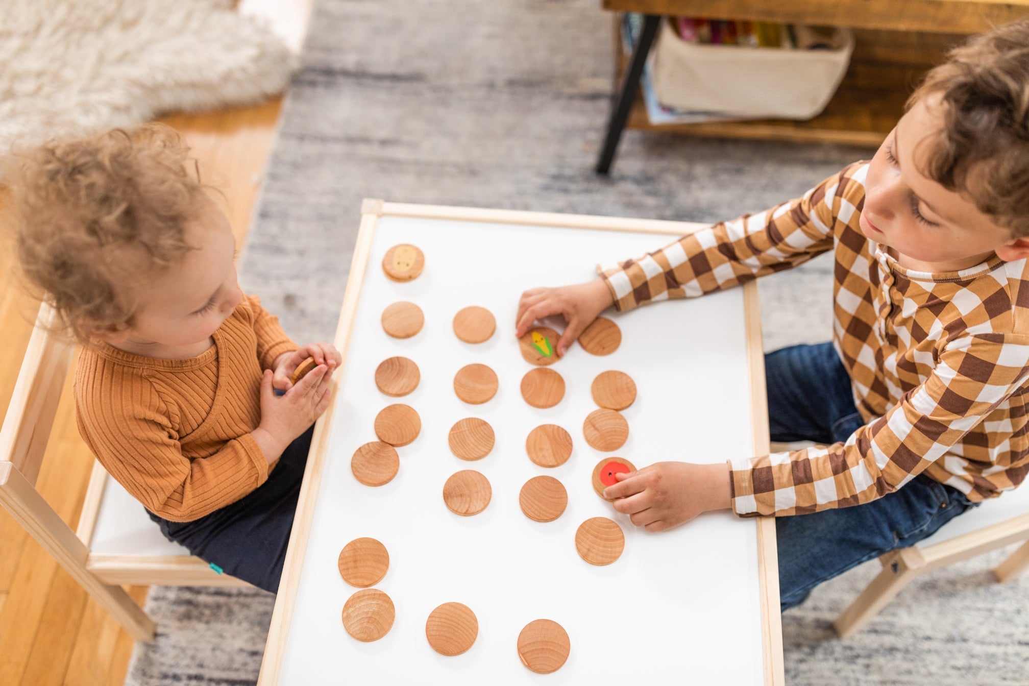 Happy Farmer's Market Matching Tiles - Bannor Toys