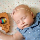 Illinois State Wooden Baby Rattle™ - Bannor Toys - State Rattle