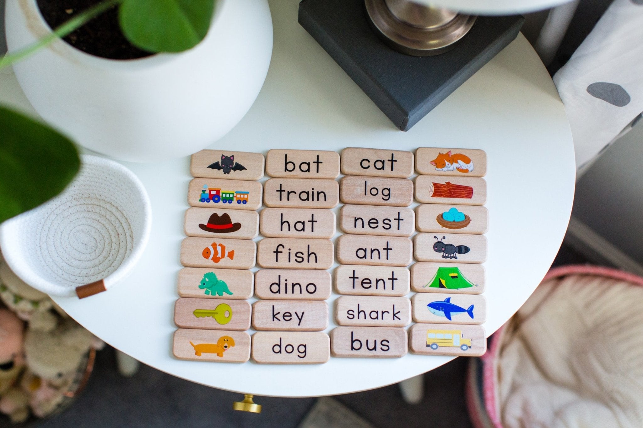 Mini Sight Words Color Tiles - Set 1 - Bannor Toys