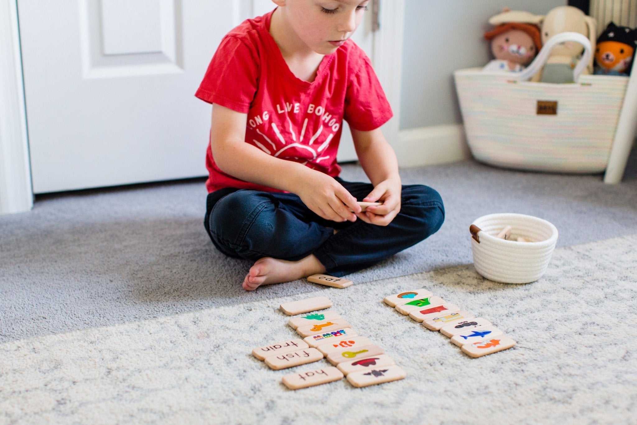 Mini Sight Words Color Tiles - Set 1 - Bannor Toys