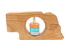 Nebraska State Wooden Baby Rattle™ - Bannor Toys