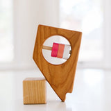 Nevada State Wooden Baby Rattle™ - Bannor Toys