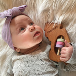 New Jersey State Wooden Baby Rattle™ - Bannor Toys