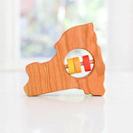 New York State Wooden Baby Rattle™ - Bannor Toys