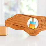 North Carolina State Wooden Baby Rattle™ - Bannor Toys