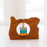 Oregon State Wooden Baby Rattle™ - Bannor Toys