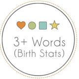 Personalization - 3+ Words / Birth Stats - Bannor Toys