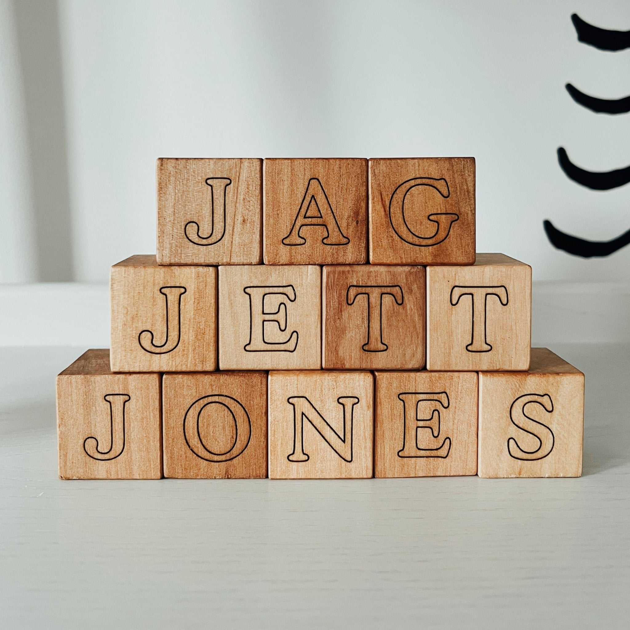 Personalized Name Blocks - Bannor Toys