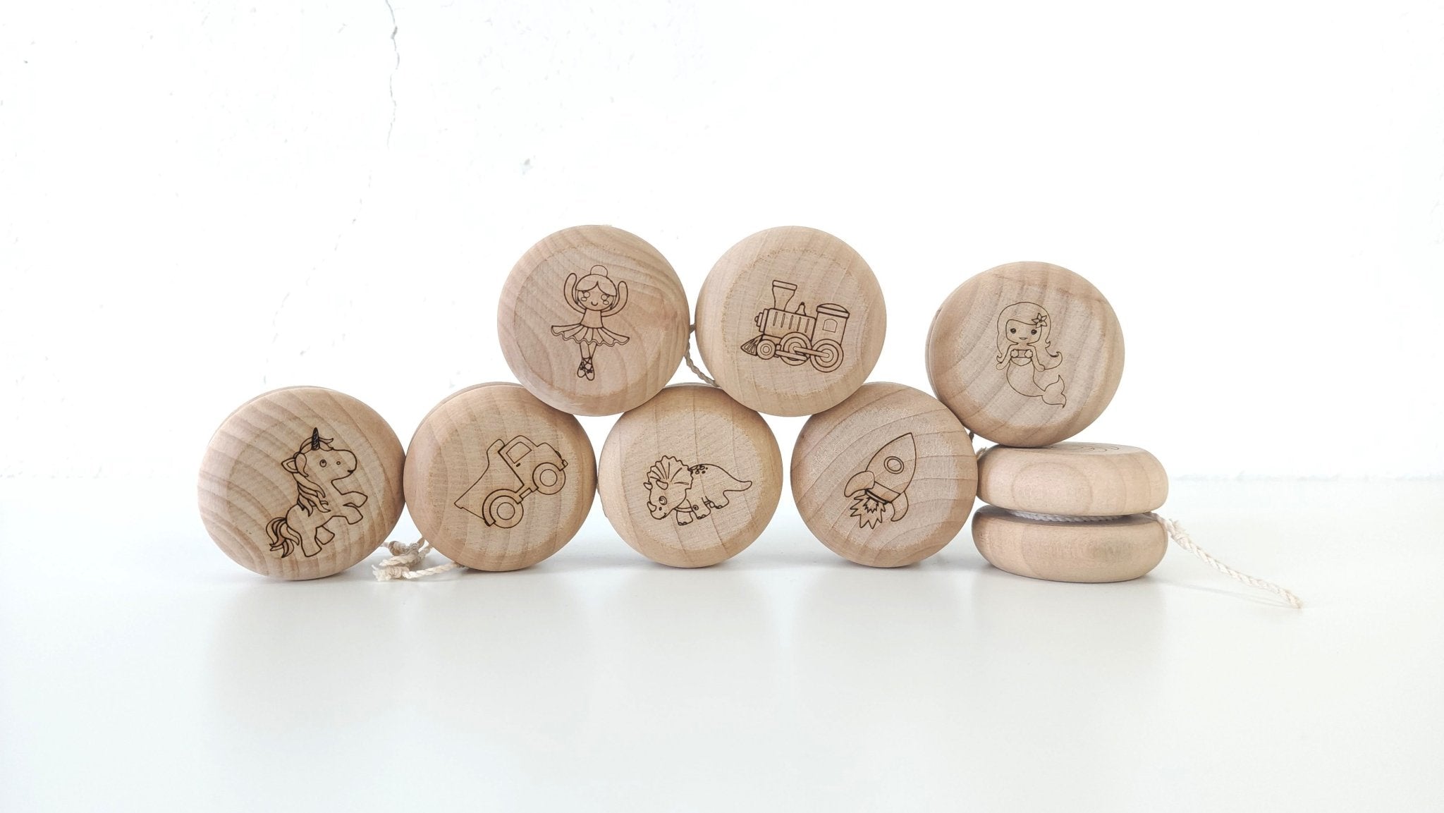 Personalized Wooden Yo-Yo - Bannor Toys