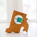 Rhode Island State Wooden Baby Rattle™ - Bannor Toys